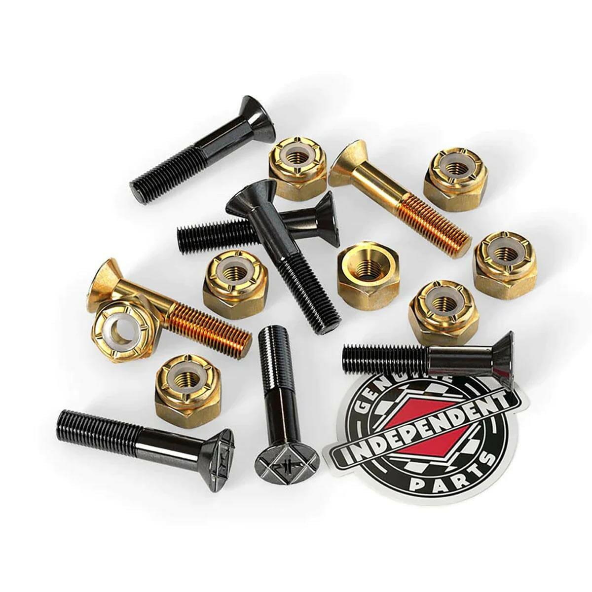 Independent - 7/8 Phillips Bolts Black/Gold.