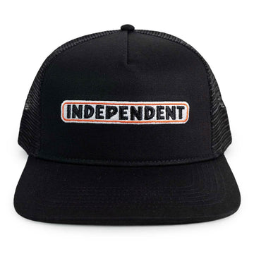 Independent - Bar Trucker Cap Black.
