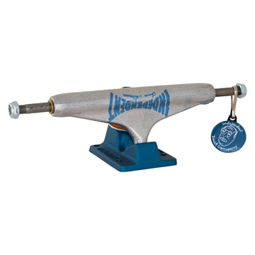 Independent - Colbourn Faces Silver/Ano Blue 139 Skateboard Trucks.