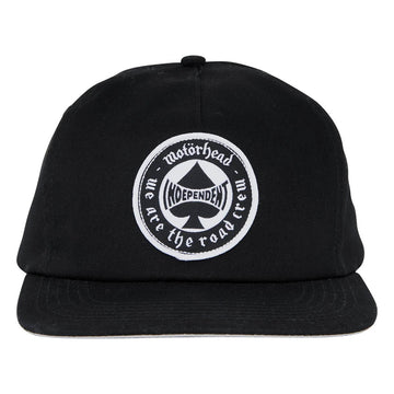 Independent Motörhead Spade Snapback Black Front