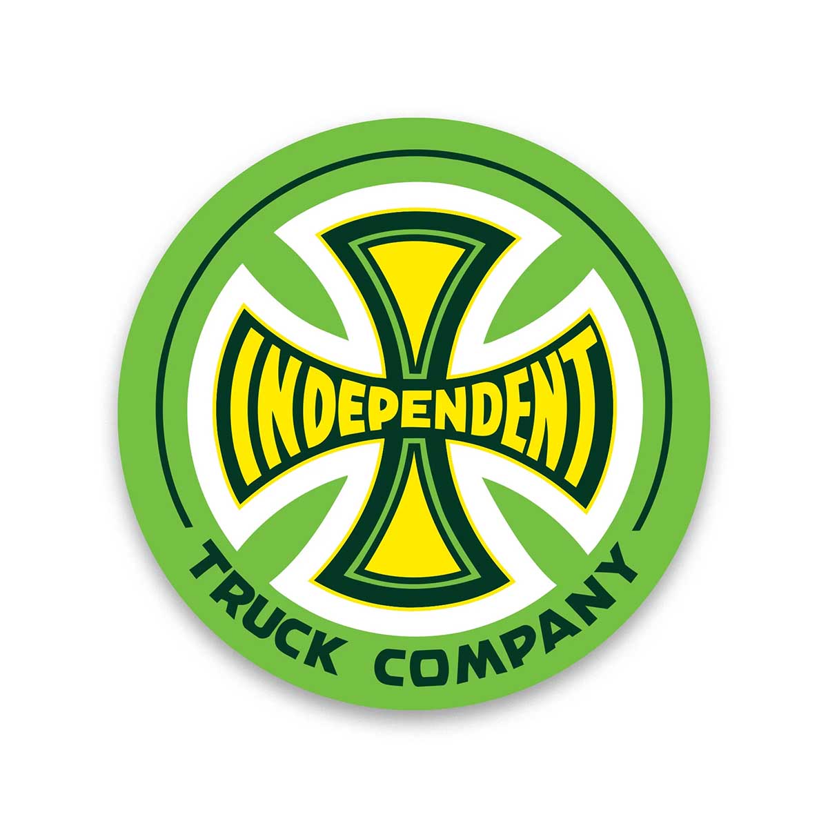 Independent Truck Co Legacy 3" Sticker Green