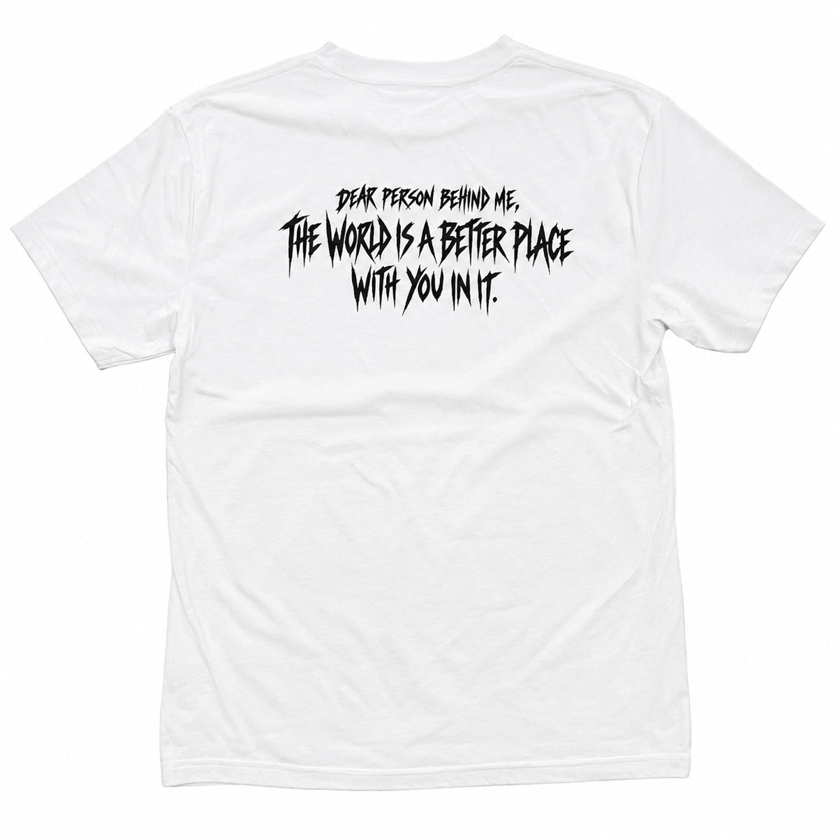 OCD x Kman Tee White back flat lay