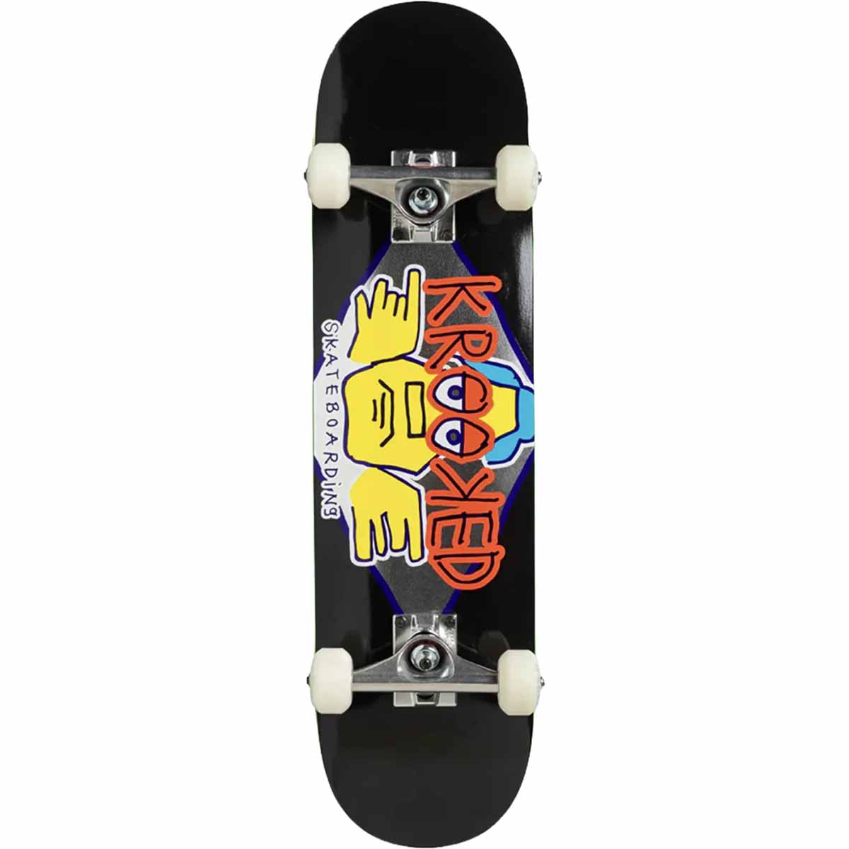 Krooked Arketype Black 7.5 Complete Skateboard