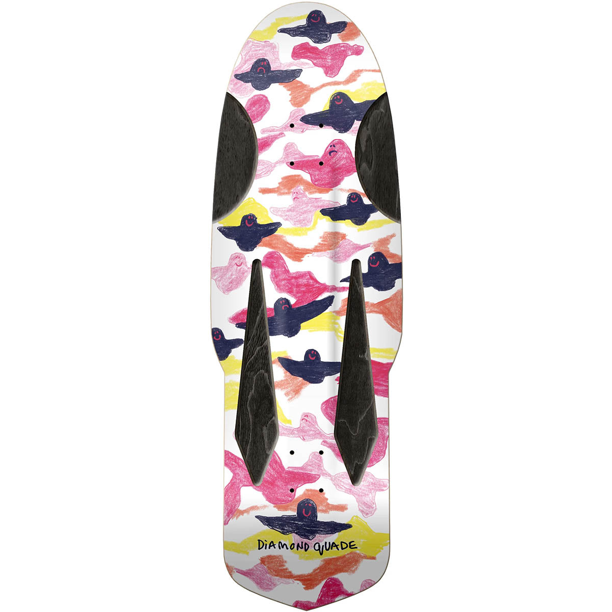 Krooked Diamond Quad SSD26 10.75 Skateboard Deck