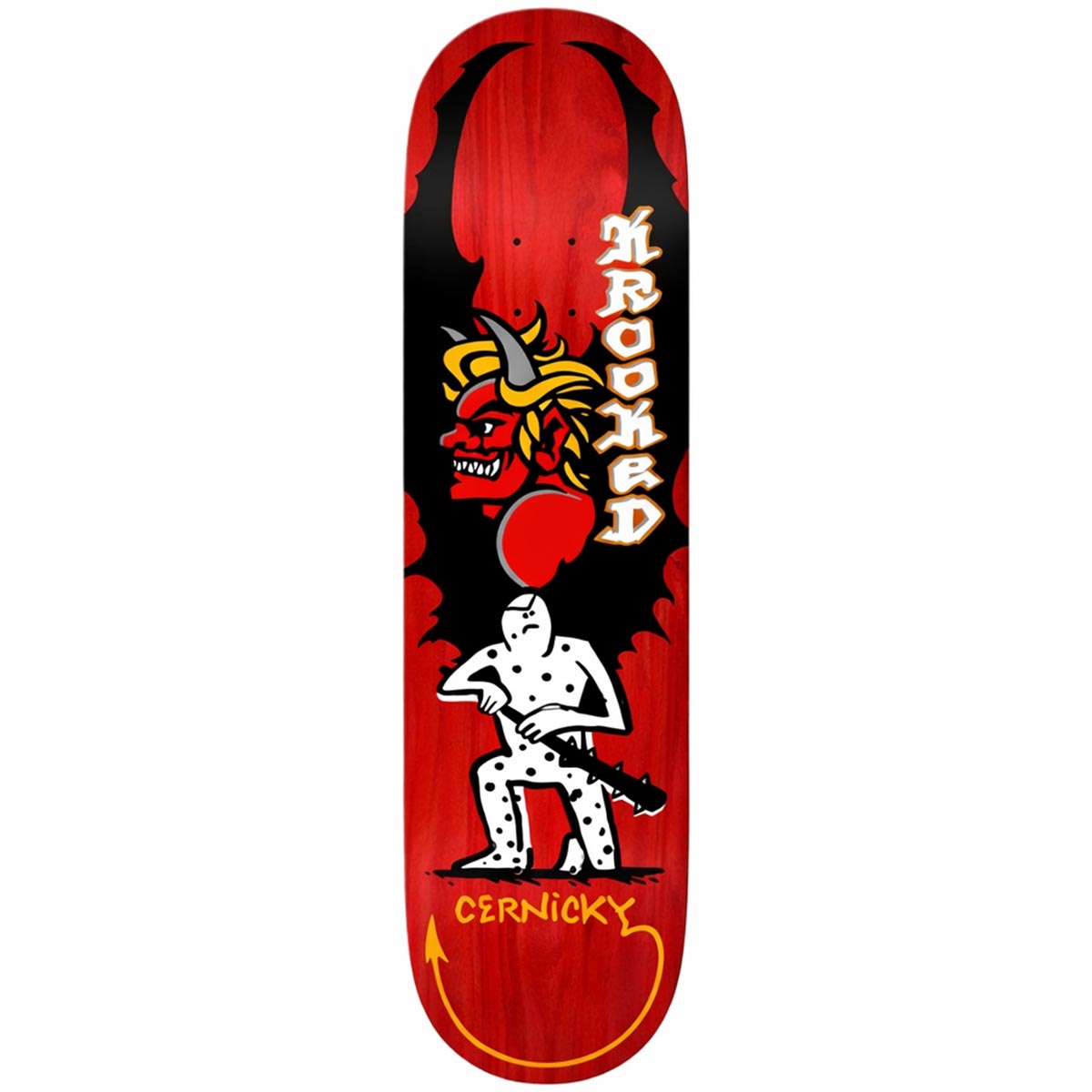 Krooked Eddie Cernicky Devil Ed 8.5 Skateboard Deck