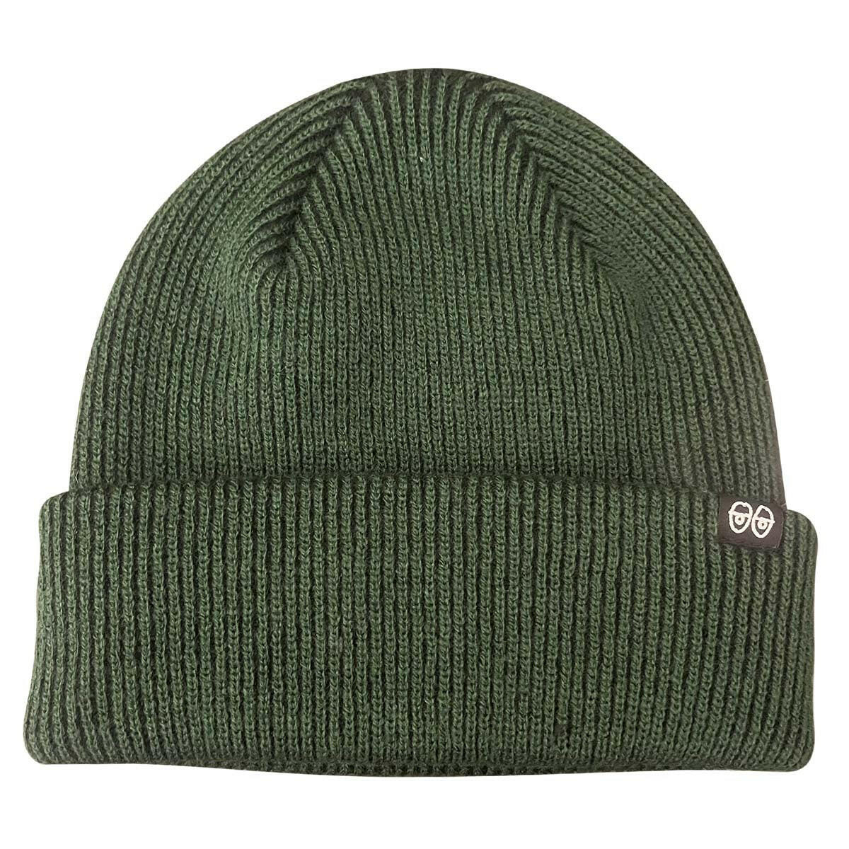 Krooked - Eyes Clip Cuff Beanie Dark Green.