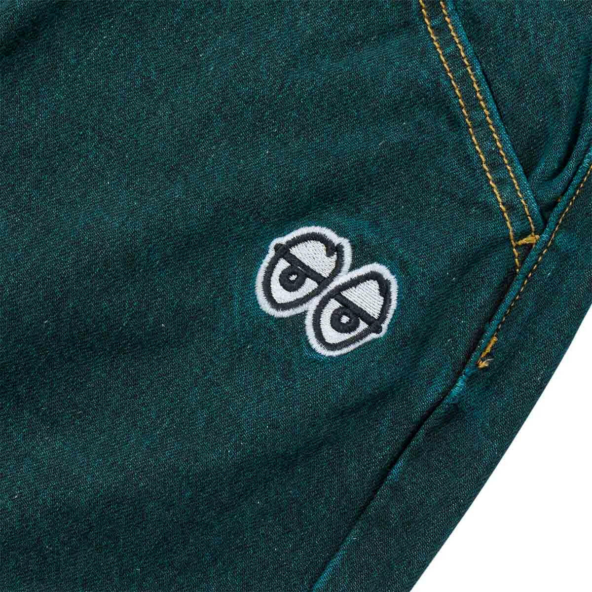 Krooked - Eyes Denim Twill Pants Green Overdye.