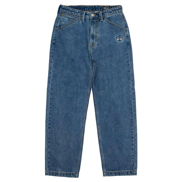 Krooked - Eyes Denim Twill Pants Stone Wash.