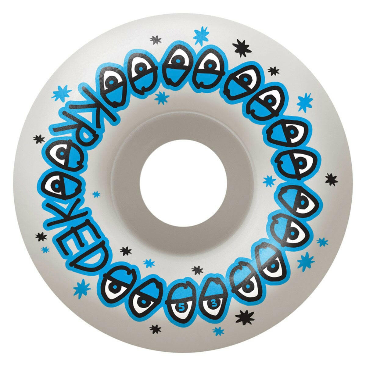 Krooked - Eyes Foil 8.0 Complete Skateboard.