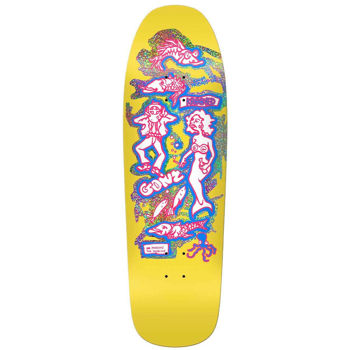 Krooked - Gonz Color My Friends LTD 9.81 Skateboard Deck.