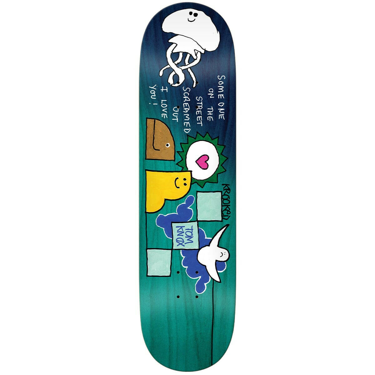 Krooked - Tom Knox On The Street 8.25 Skateboard Deck.
