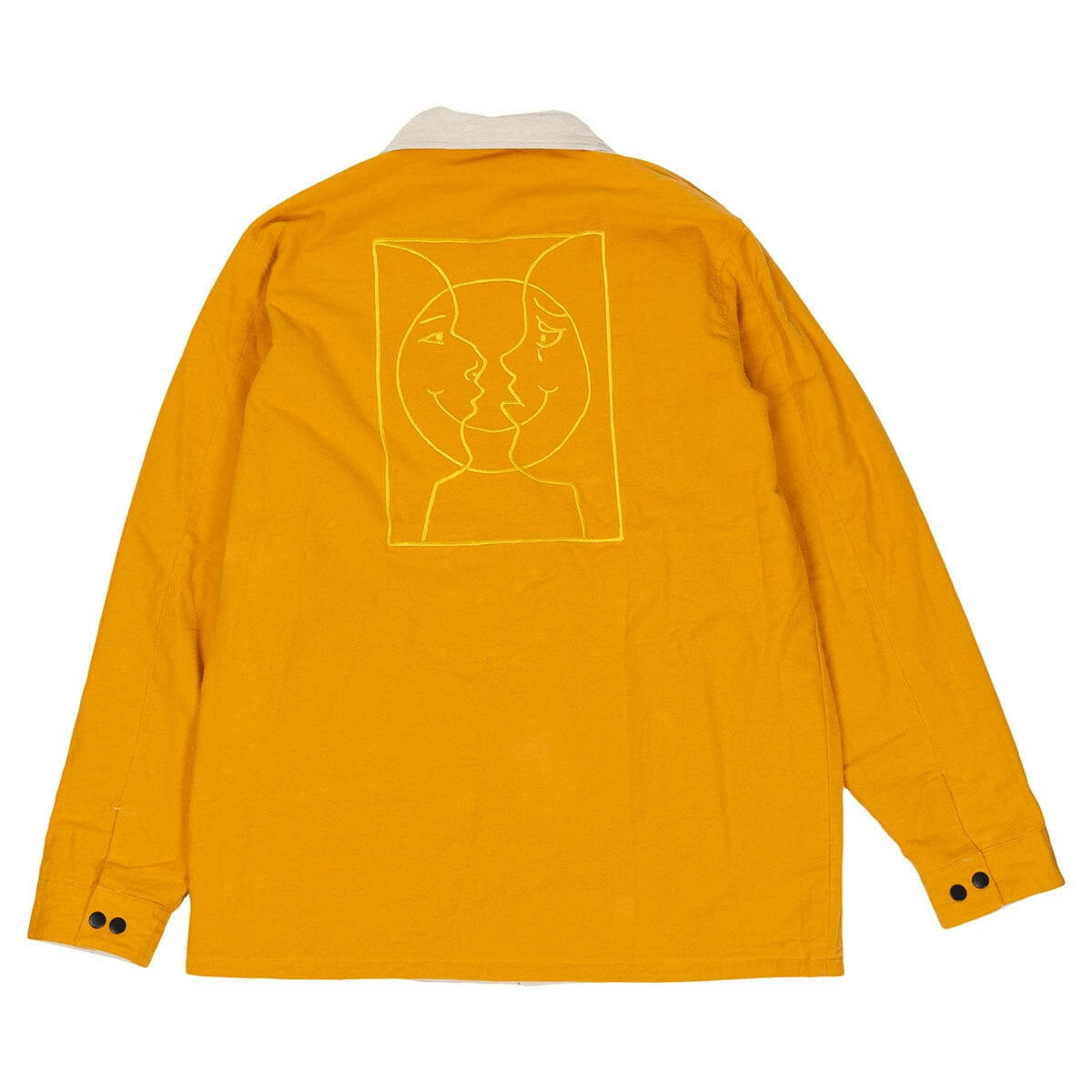 Krooked - Moonsmile Raw Reversible Jacket Natural/Gold.
