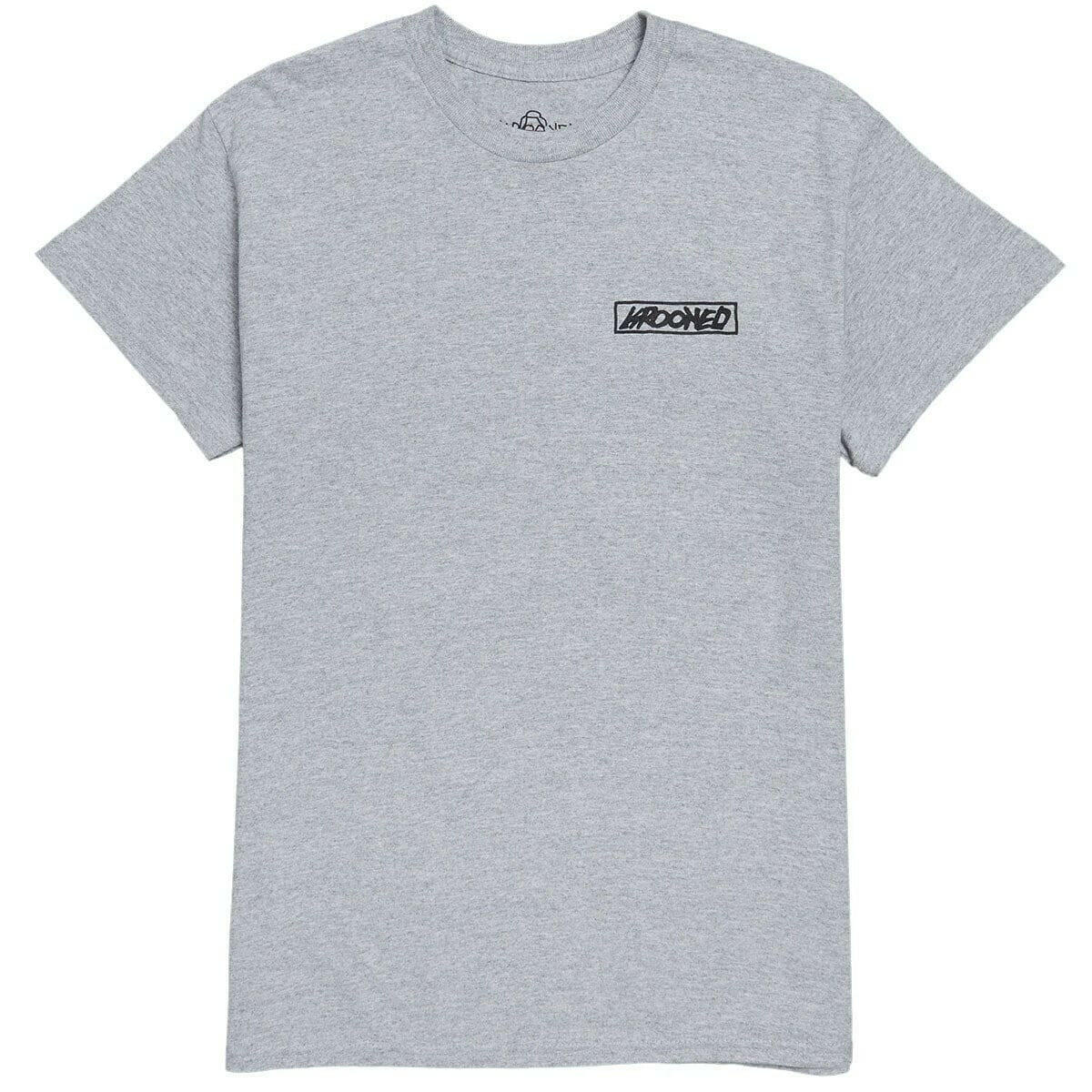 Krooked - Moonsmile Raw Tee Sport Grey.