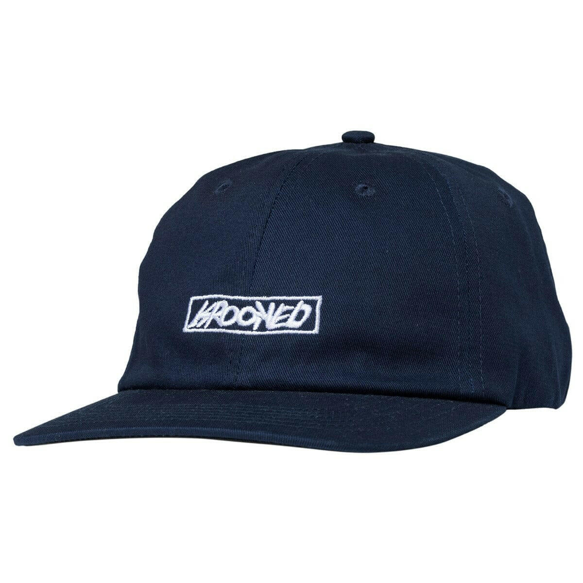 Krooked - Moonsmile Script Strapback Navy/White.