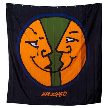 Krooked - Moonsmile Shower Curtain.