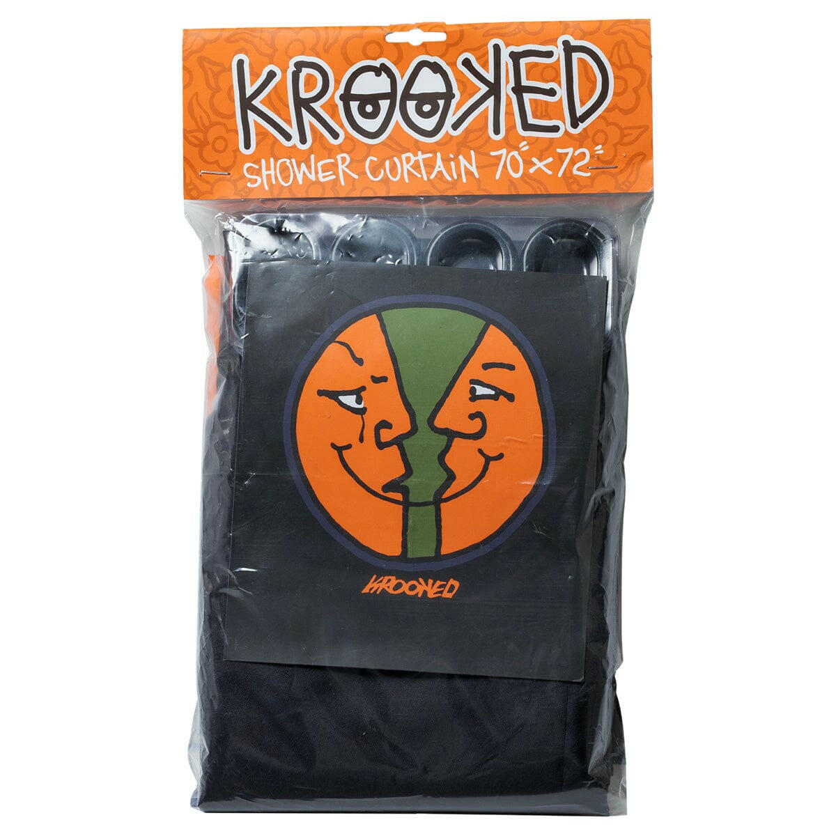 Krooked - Moonsmile Shower Curtain.