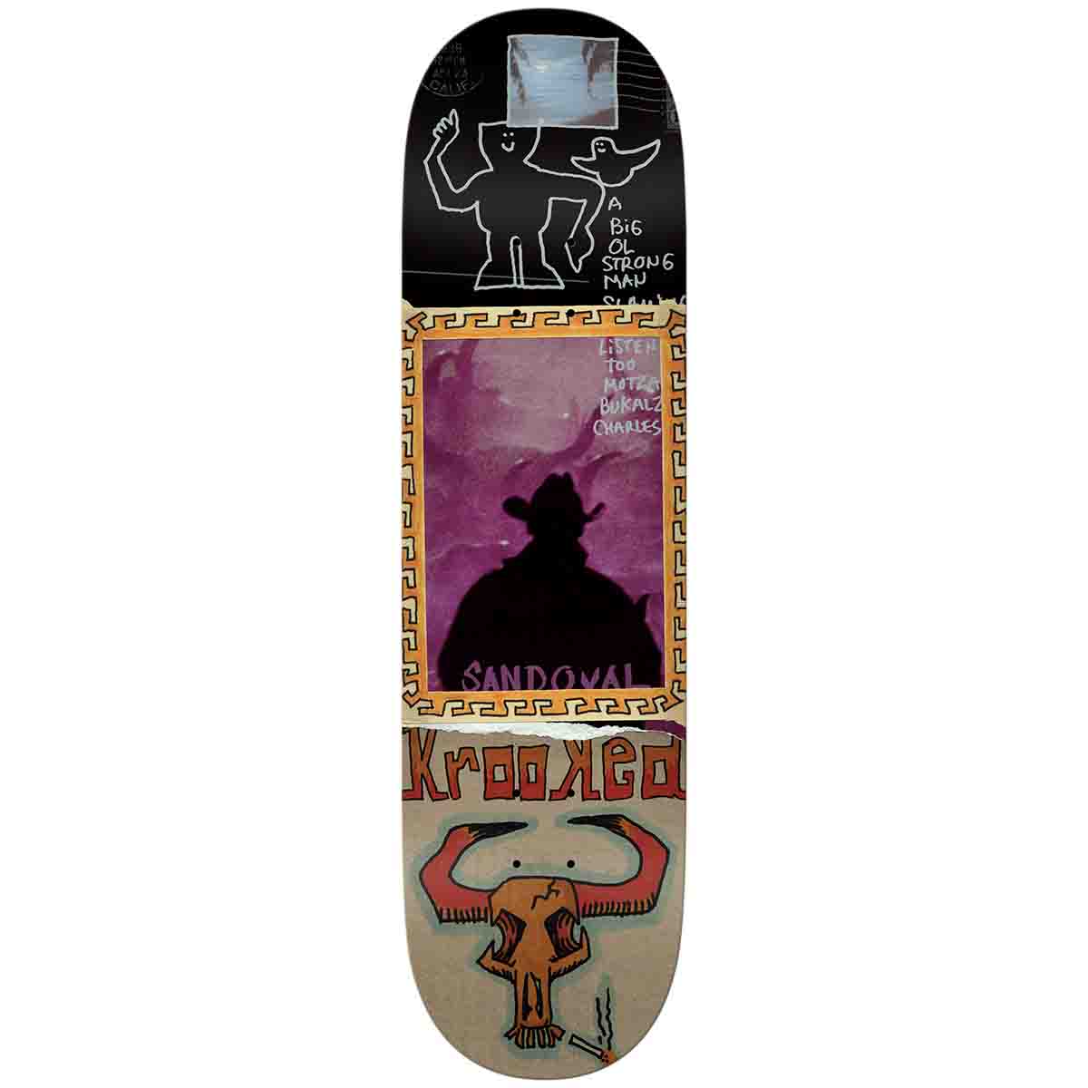Krooked Ronnie Sandoval Gun Slinger 9.02 Skateboard Deck