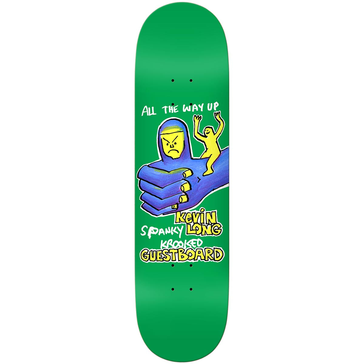 Krooked Spanky Guest Pro 8.25 Skateboard Deck