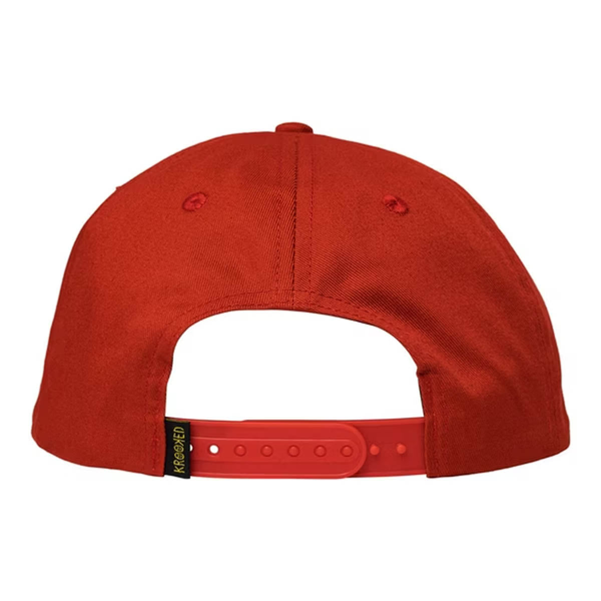 Krooked Sweatpants Redux Snapback Dark Red Back