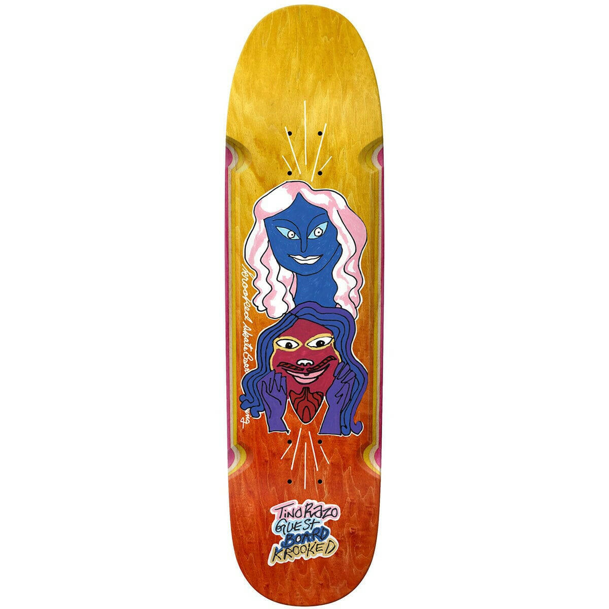 Krooked - Tino Razo Guest 8.62 Skateboard Deck.