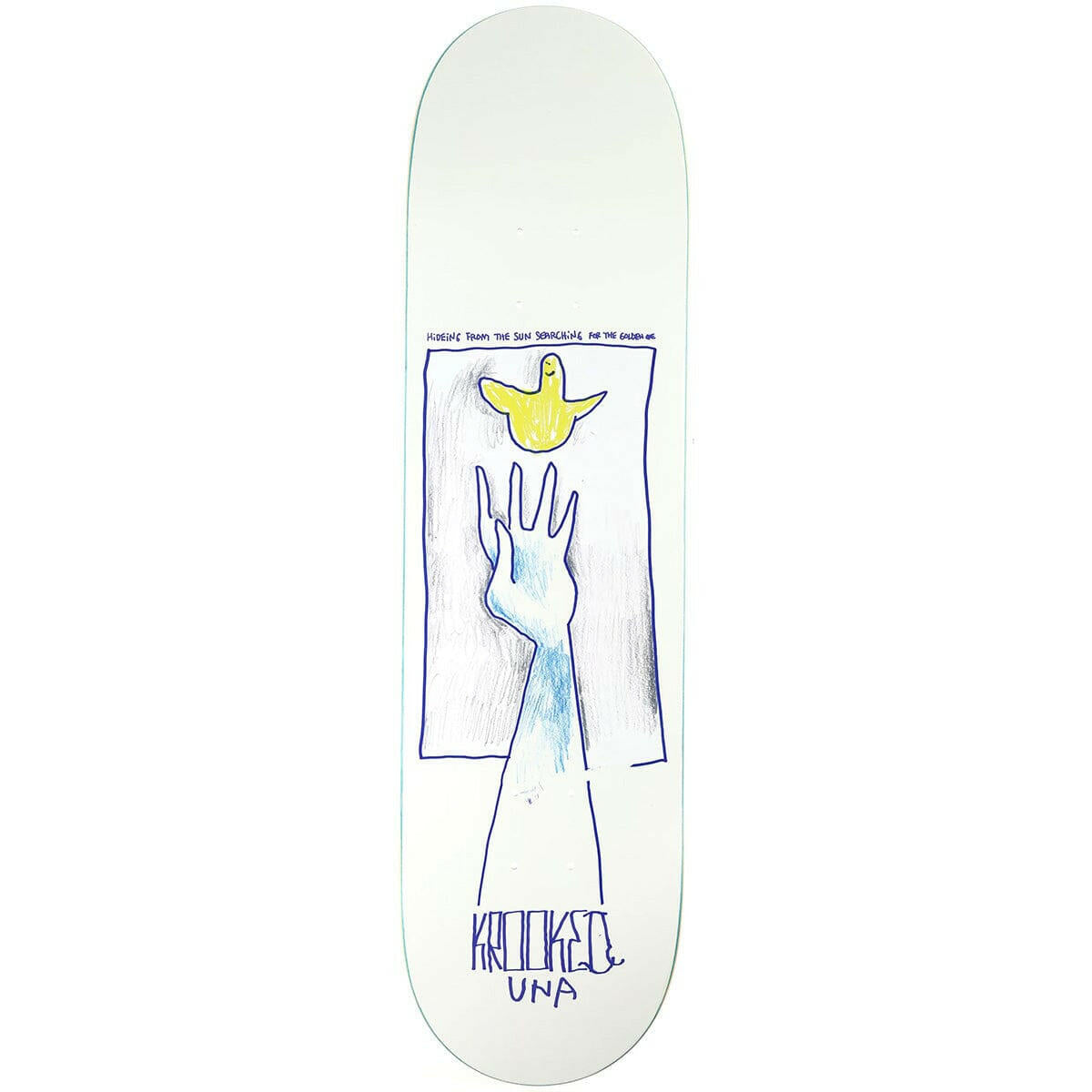 Krooked - Una Farr Golden 8.28 Skateboard Deck.