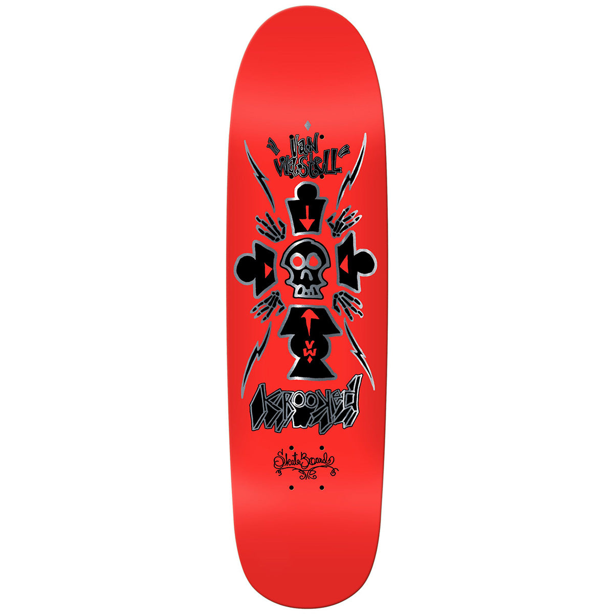 Krooked - Van Wastell 8.6 Skateboard Deck.