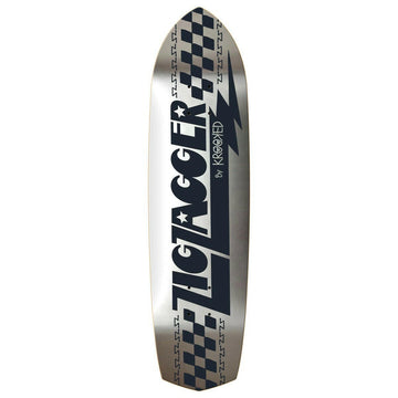 Krooked - Zip Zagger Silver 8.62 Skateboard Deck.