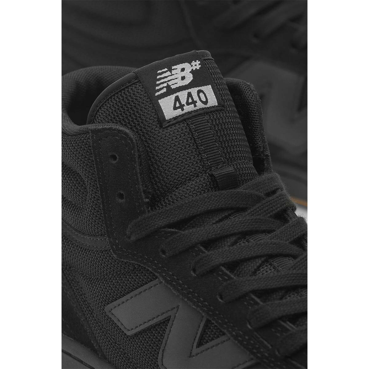 New Balance - 440 High Shoes Black/Black.