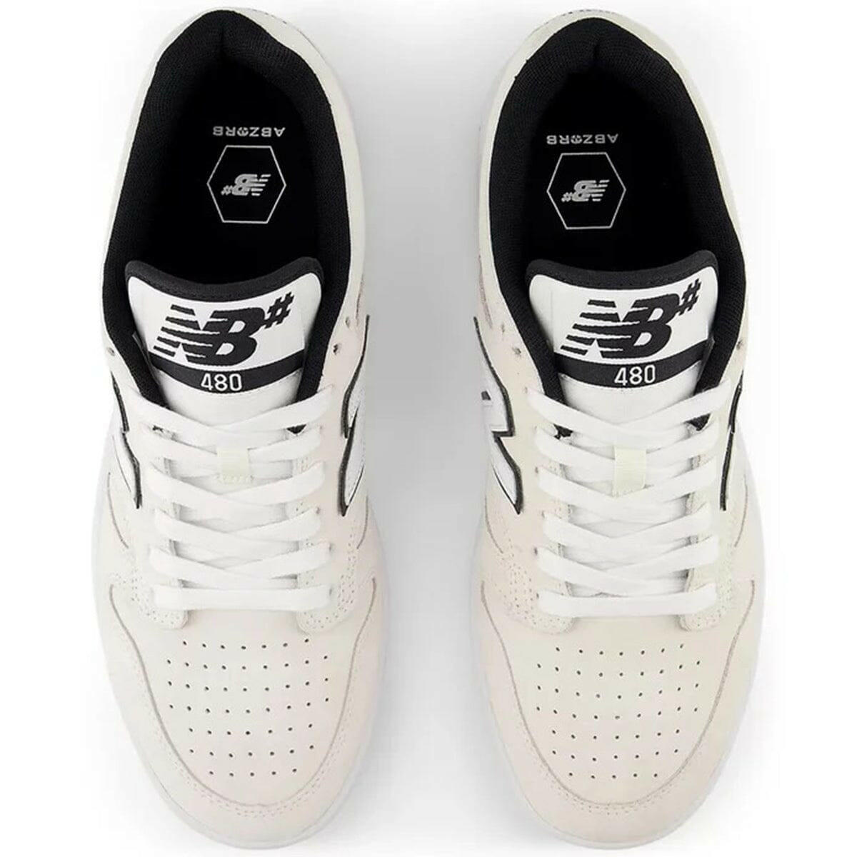 New Balance - 480 Shoes Cream/White.