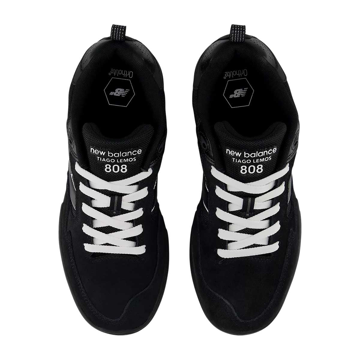 New Balance Tiago Lemos 808 Lite Shoes Black/White Top