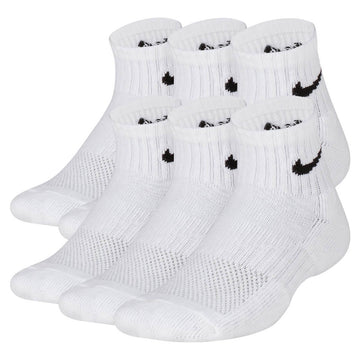 Nike Everyday Cushioned Ankle Socks White 6 Pack