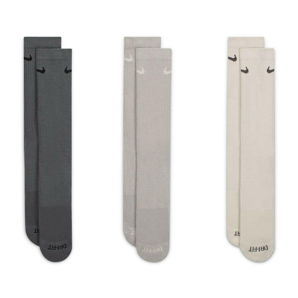 Nike -  Everyday Plus Cushioned Crew Socks Multi 3 Pack.