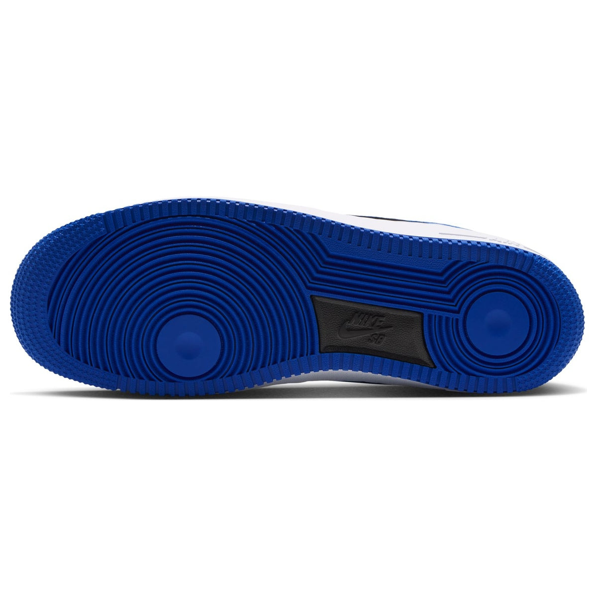 Nike SB Air Force 1 Low City Pack Shoes Black/Game Royal sole view