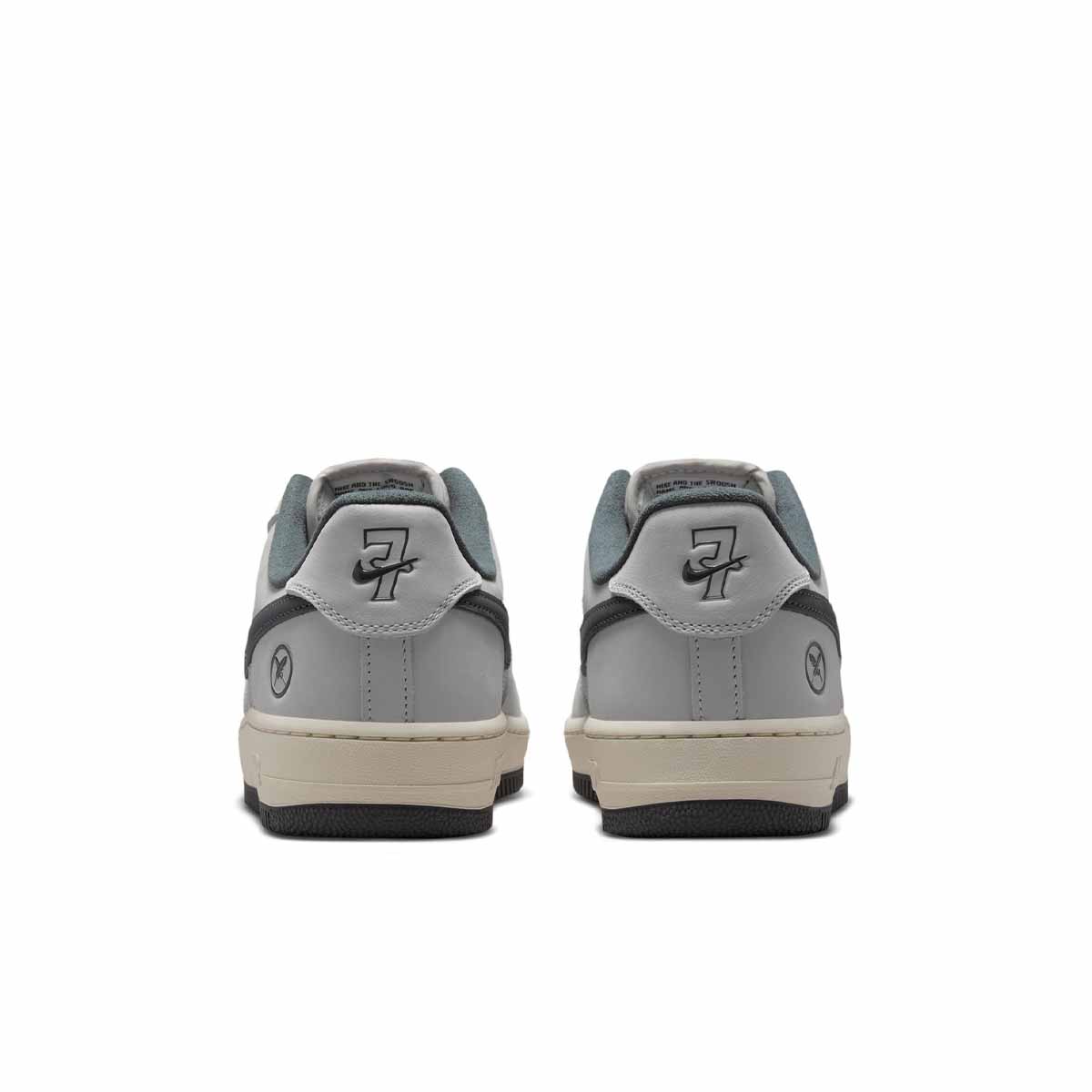 Nike SB Yuto Horigome Air Force 1 Low Shoes White/Iron/Grey Back View