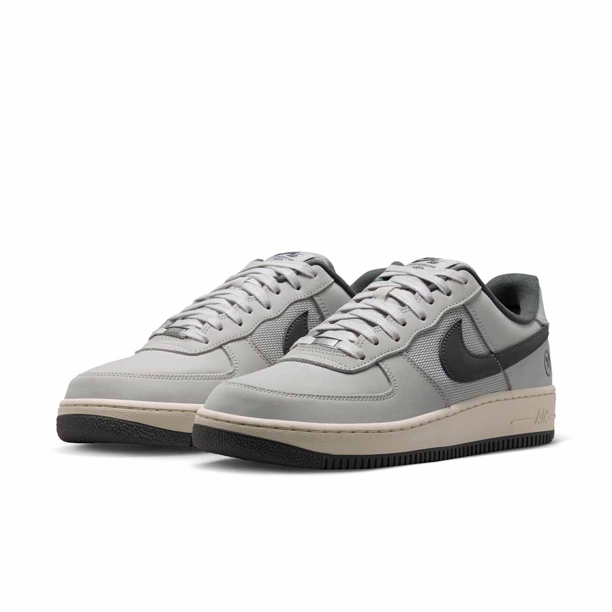 Nike SB Yuto Horigome Air Force 1 Low Shoes White/Iron/Grey Front View