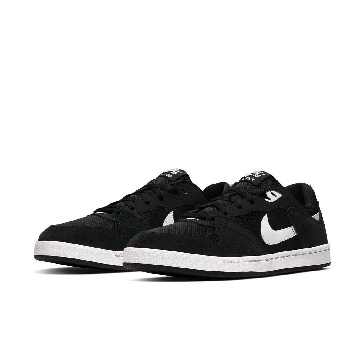 Nike SB Alleyoop Shoes Black/White Front