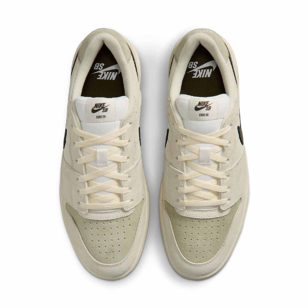 Nike SB Code 58 Shoes Pale Ivory/Khaki Top