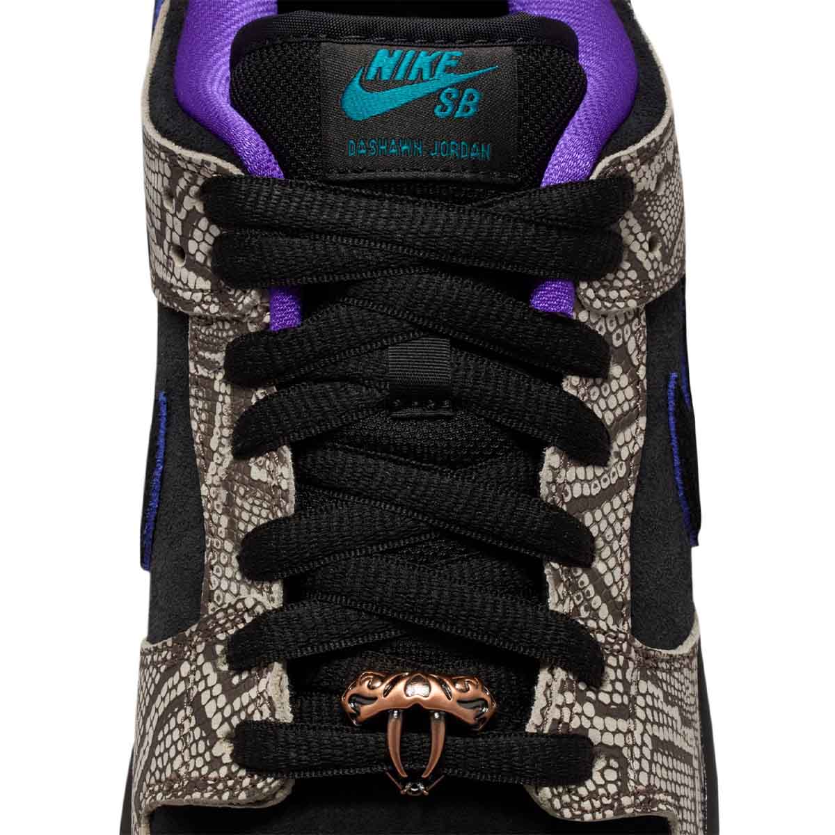 Nike SB Dunk Low Pro Shoes Dashawn Jordan Copperhead Detail