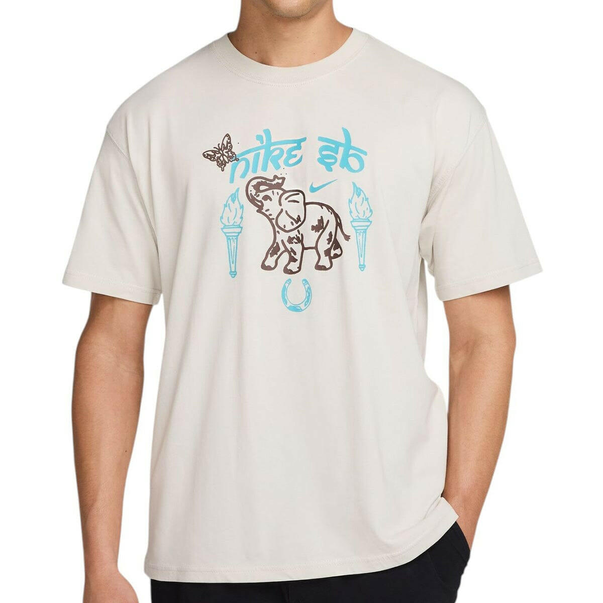 Nike SB - Elephant Tee Light Bone.