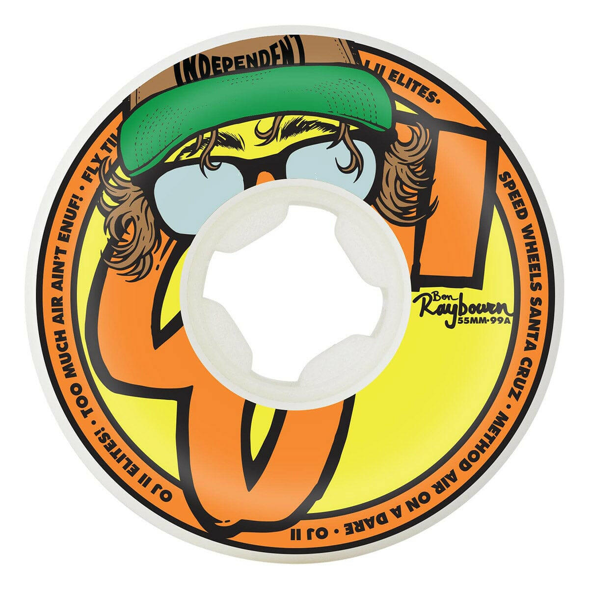 OJ - Ben Raybourn Hat 2 Hardline 55MM 99A Skateboard Wheels.