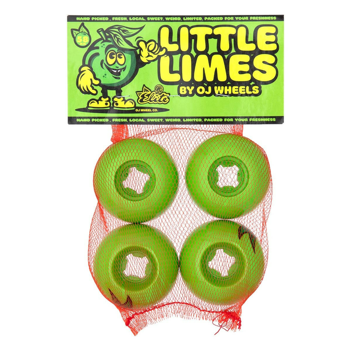 OJ - Little Limes Lil Doodies 58MM 99A Skateboard Wheels.