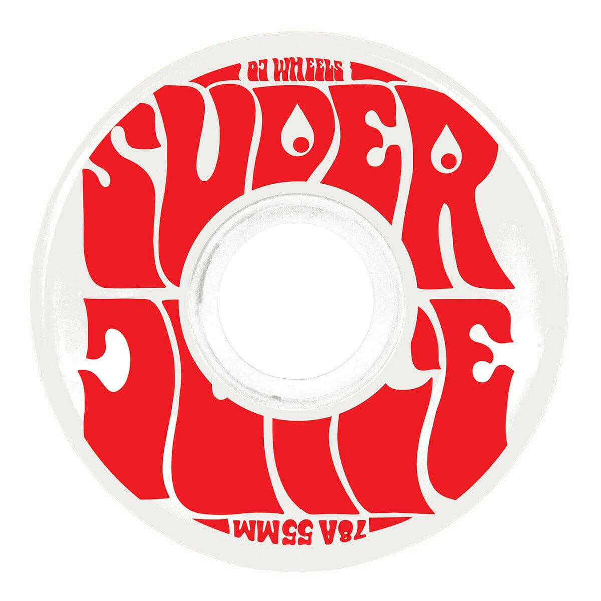 OJ - Mini Super Juice White 55MM 78A Skateboard Wheels.