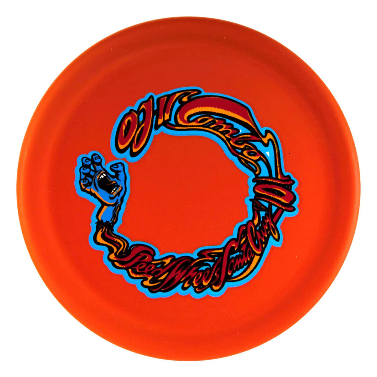 OJ Speed Wheels Screaming Hand Pint Glass Bottom