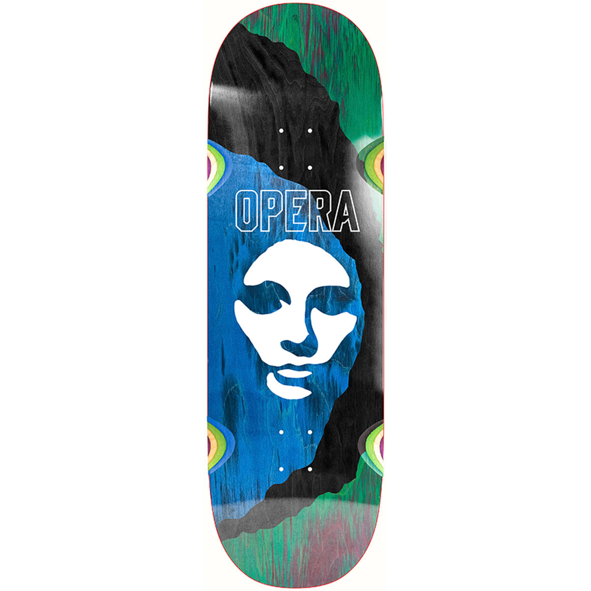 Opera - Fatties Triple Torn Blue 10.0 Skateboard Deck.