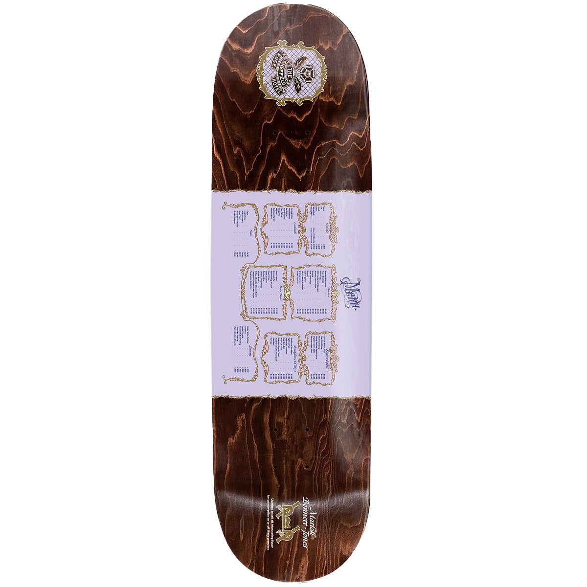 Pass~Port Matlock Bennett-Jones Menu Skateboard Deck