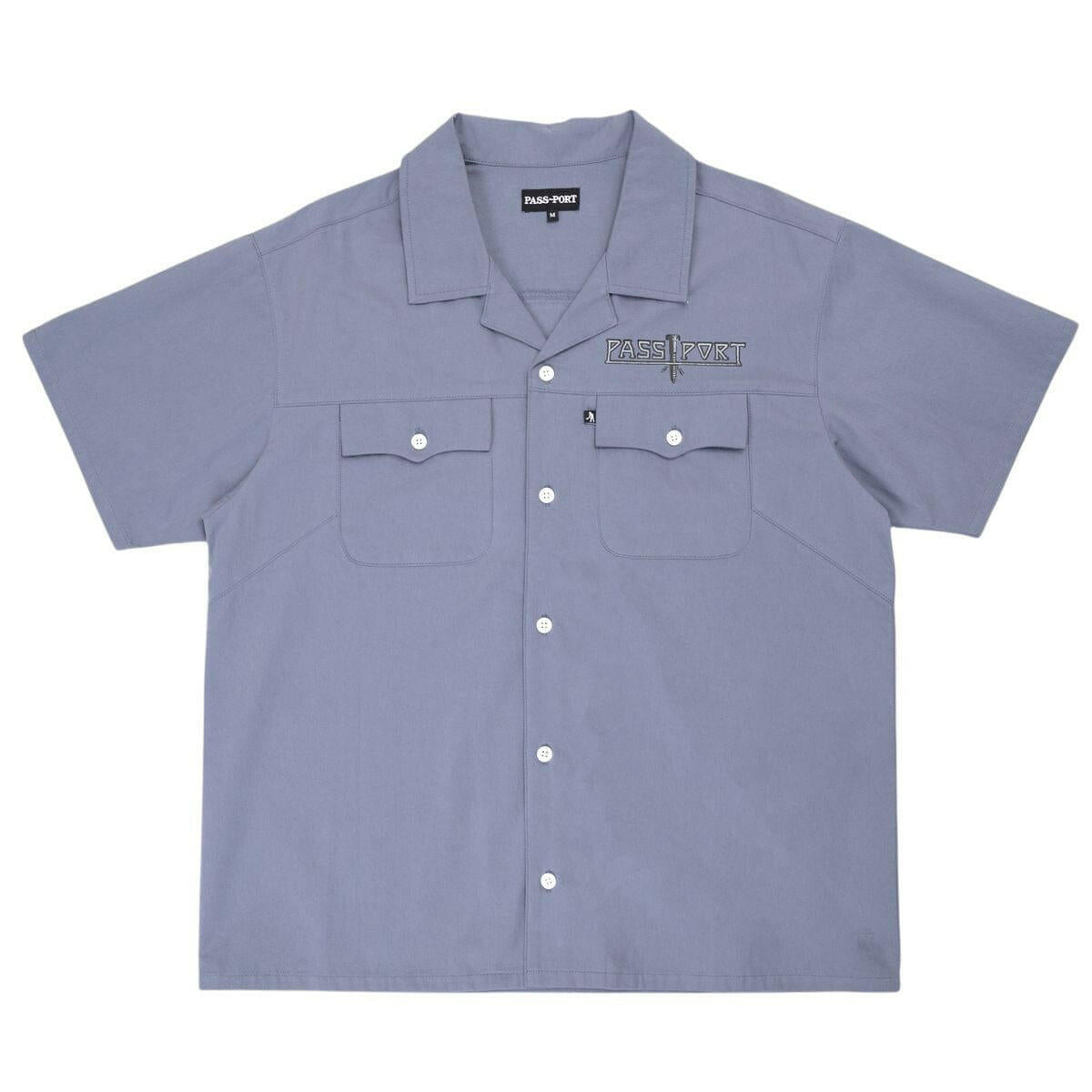 Pass~Port - Screwed Casual Shirt Steel Blue.