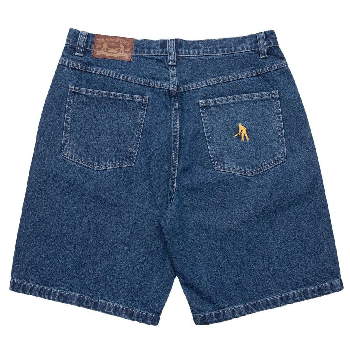 Pass~Port - Workers Club Shorts Faded Wash Dark Indigo.