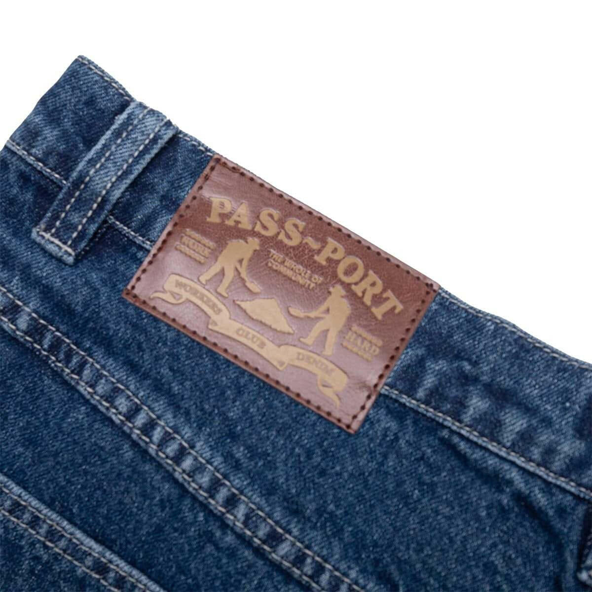 Pass~Port - Workers Club Shorts Faded Wash Dark Indigo.