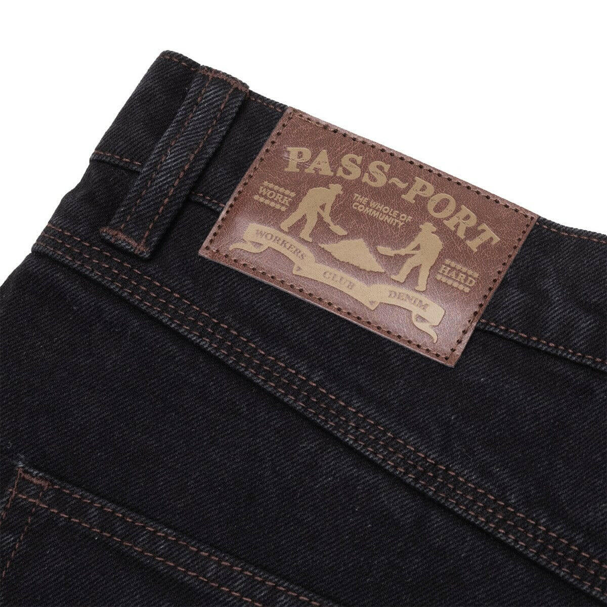 Pass~Port - Workers Club Shorts Washed Black.
