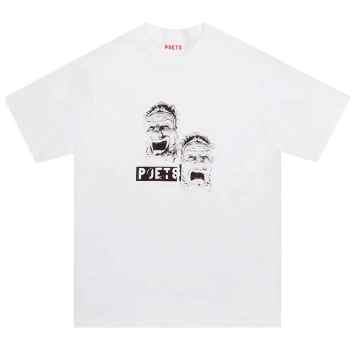 Poets - Drama Tee White.